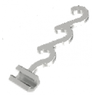 Ganci a spirale da crimpare sx