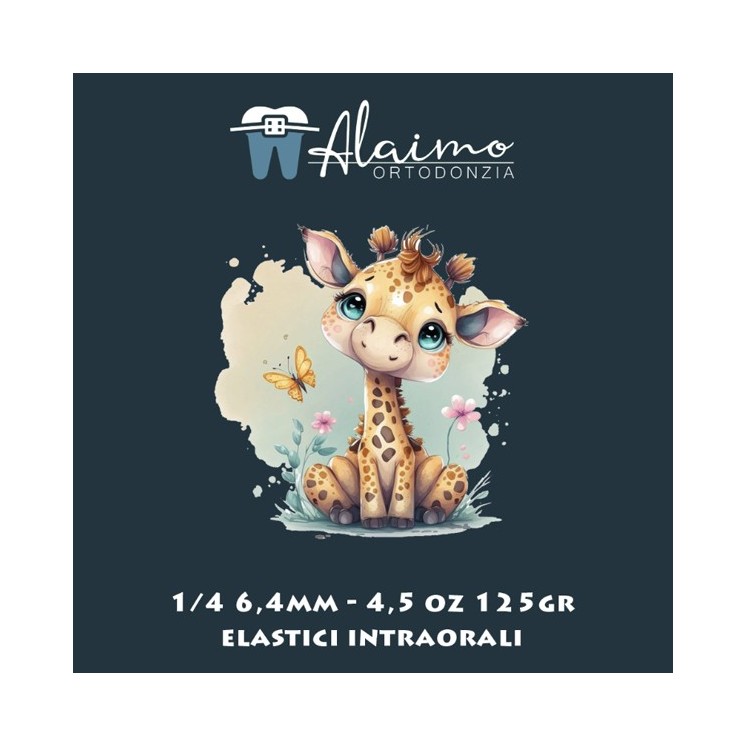Elastici intraorali 1/4 6,4mm 4,5oz LATEX FREE