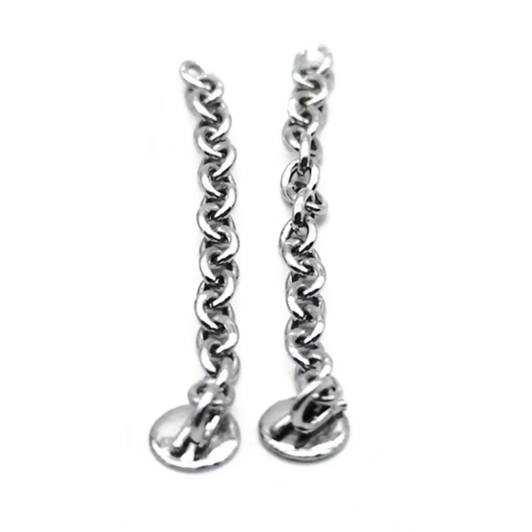 Bottoni con catenella Silver