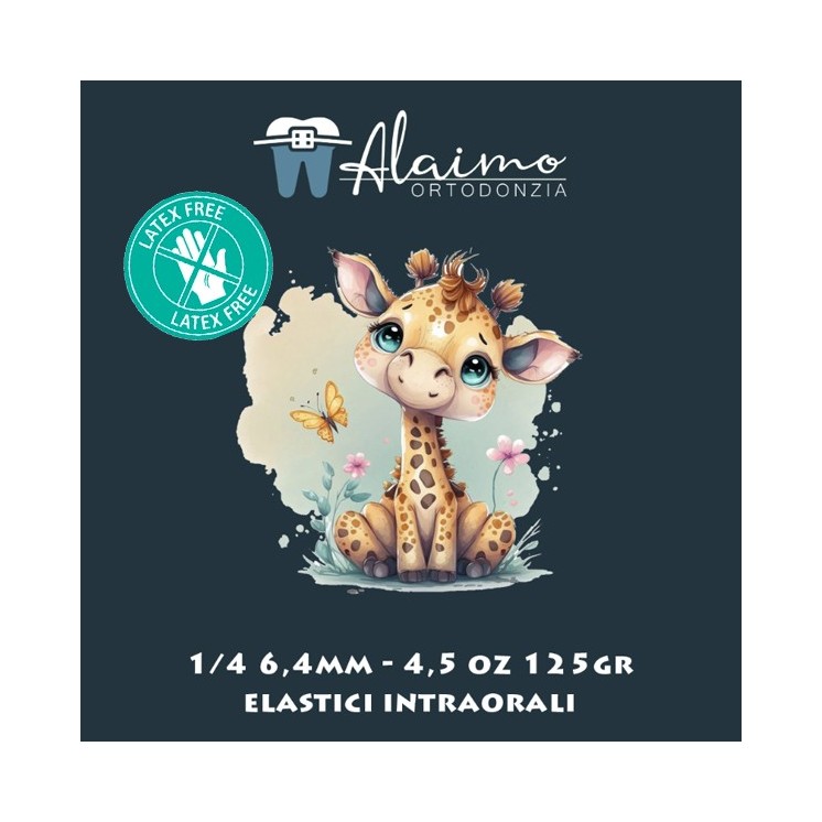 Elastici intraorali 1/4 6,4mm 4,5oz LATEX FREE