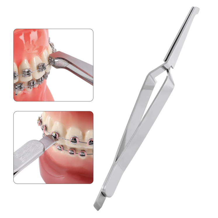 Pinza per posizionare brackets