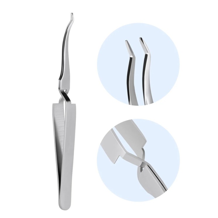 Pinza per posizionare tubi molari