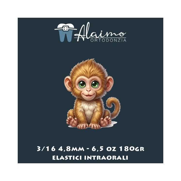 Elastici intraorali 3/16 4,8mm 6,5oz